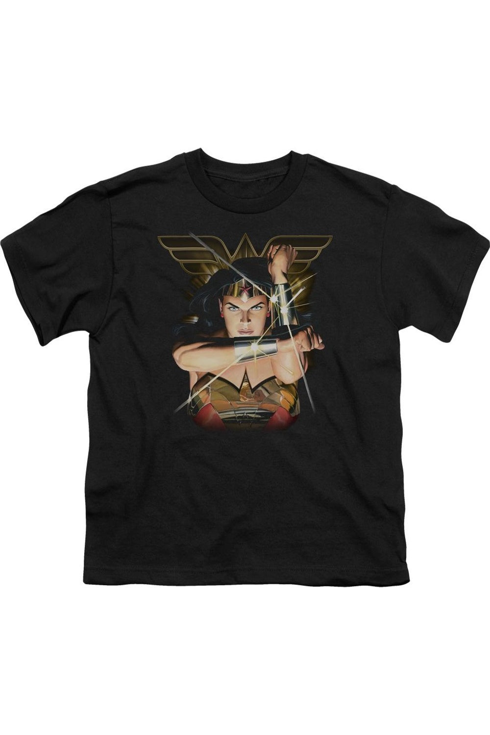 

Футболка с коротким рукавом для детей Justice League Deflection Gildan, черный