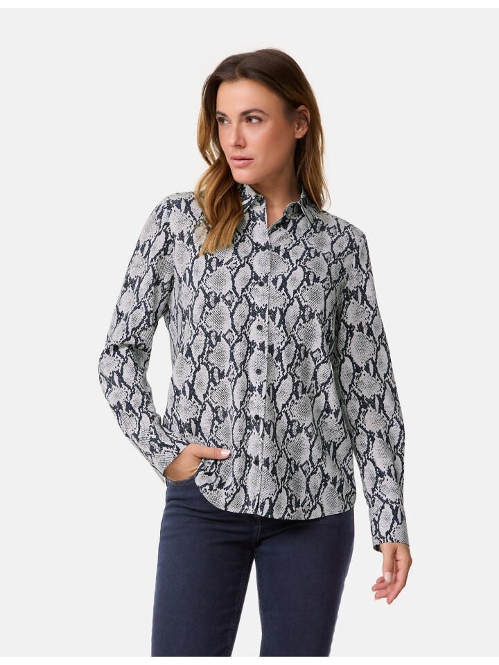 

Блуза Gerry Weber Bluse Langarm, цвет beige/black snake print