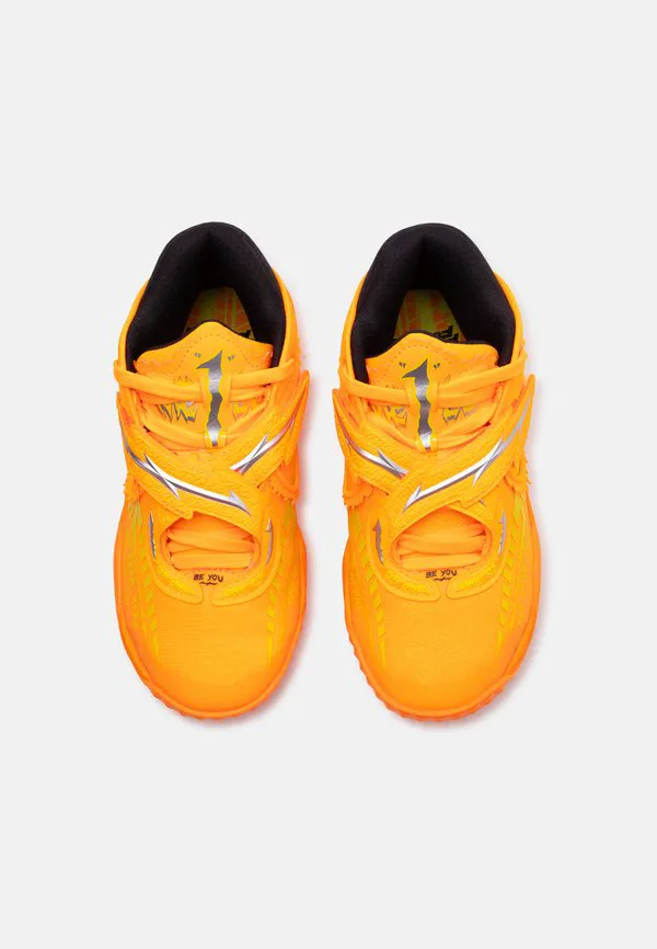 Баскетбольные кроссовки mb05 collab jr унисекс Puma, Heat Fire/Lux Lime — фото 4