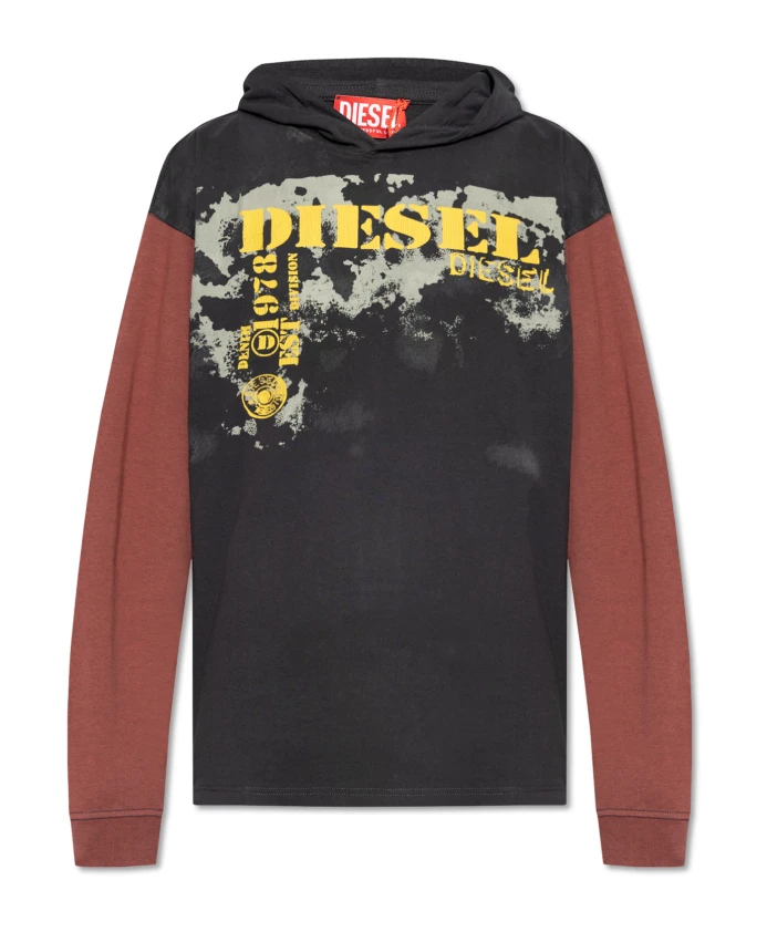 

Толстовка s baxt hood q1 Diesel, черный