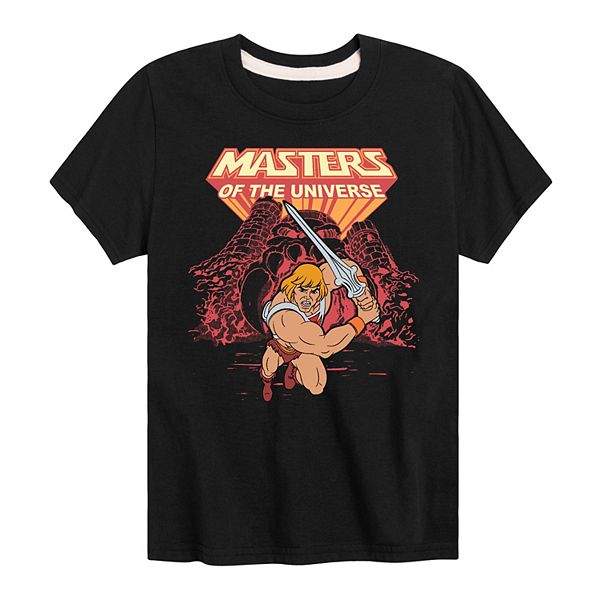 

Футболка с принтом He-Man для мальчиков 8-20 Licensed Character, Black