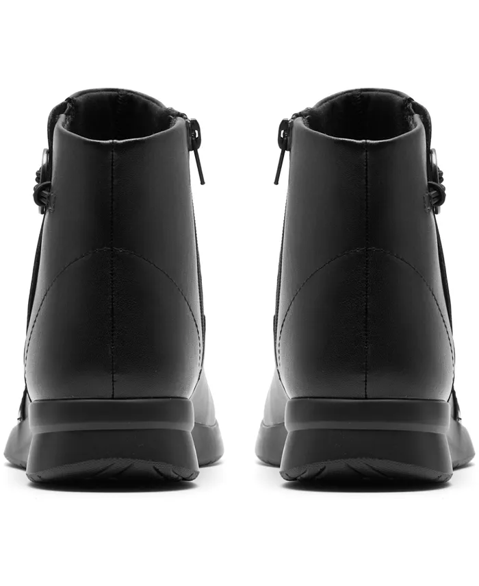 Коллекция женских ботильонов Ellowyn Deva на танкетке Clarks, черный — фото 3
