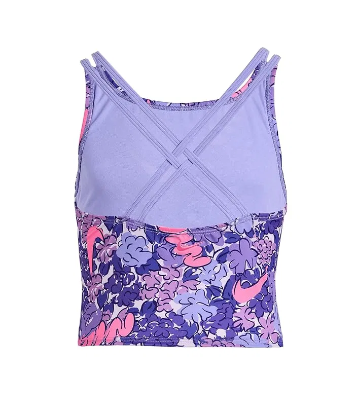 Купальник Nike Kids Doodle Floral Spiderback Midkini Set, Light Thistle — фото 2