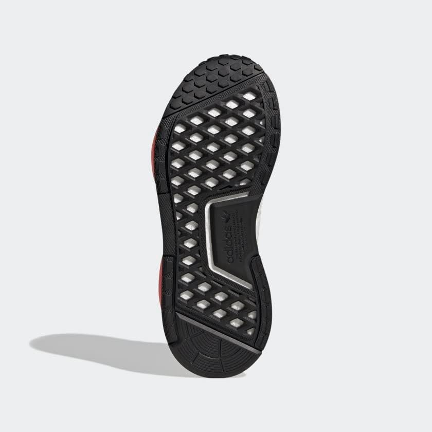 Детские кроссовки для бега adidas NMDV3, белый/красный — фото 3