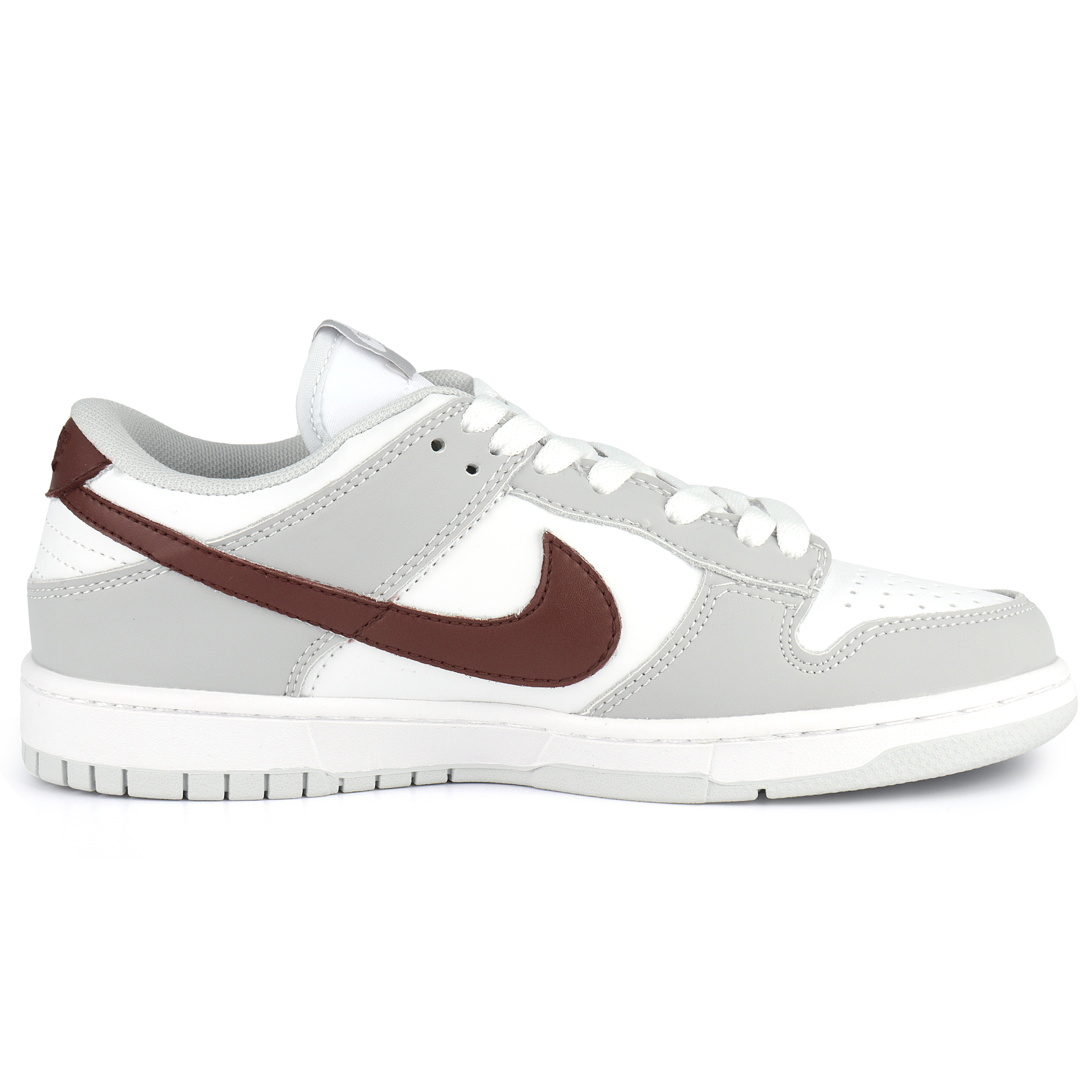 кроссовки для скейтбординга Dunk Abrasion Resistant Low top Unisex Nike, светло-серый — фото 3