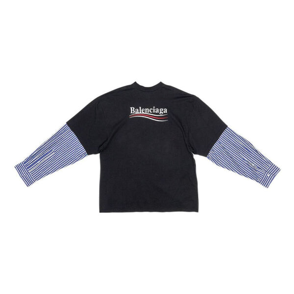 

Футболка political campaign layered t-shirt 'black' Balenciaga, черный