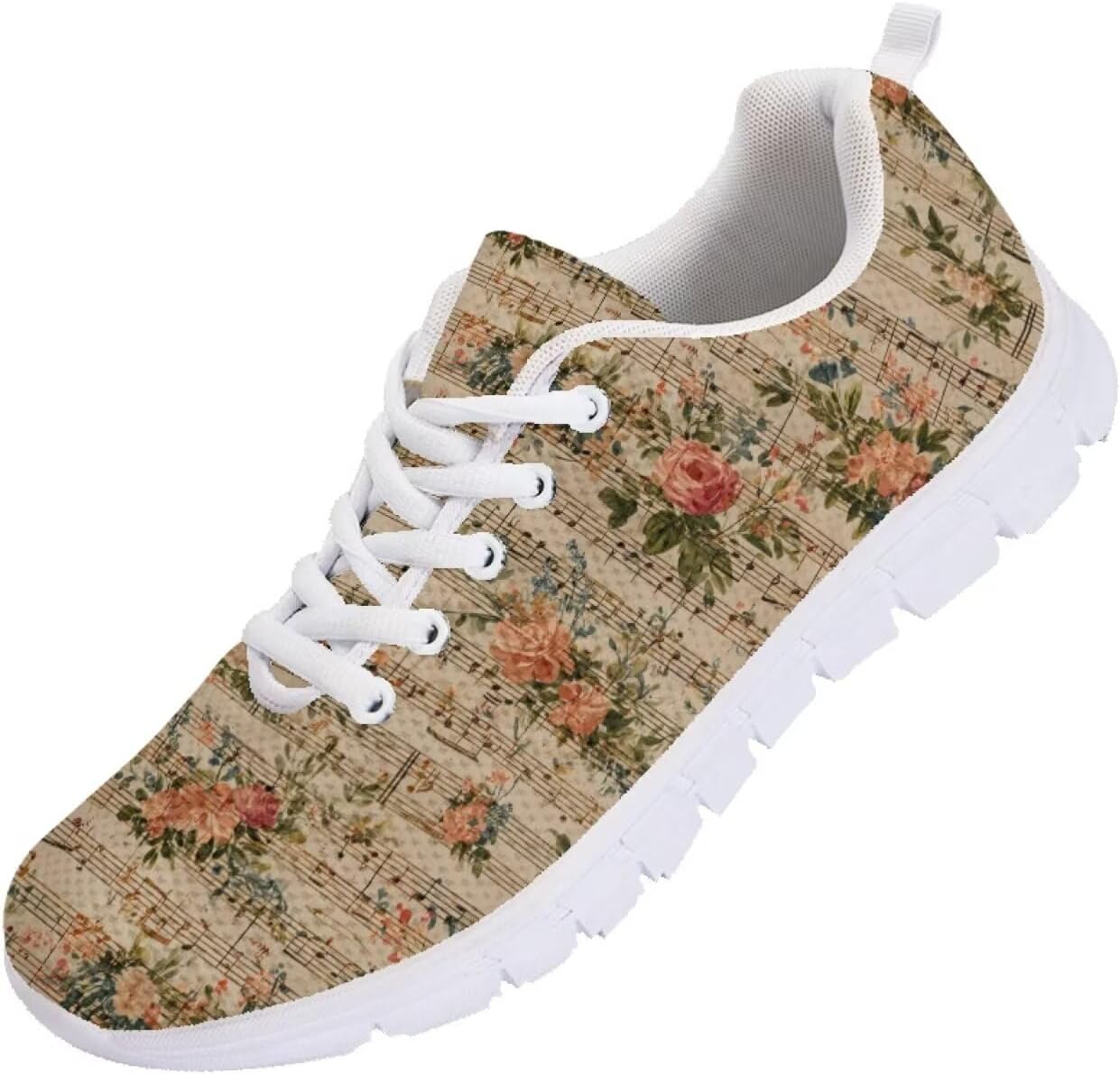 

Мужские кроссовки Funnydude Funny Print для бега, легкие, дышащие, теннисные, зимние спортивные кроссовки, Floral