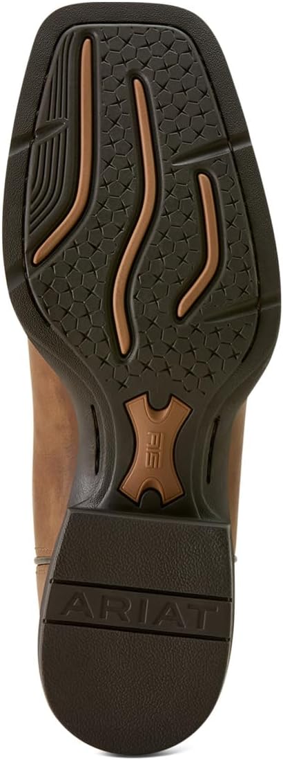 Мужские ковбойские сапоги ARIAT Sport Steer Skull с широким квадратным носком, Sandstorm — фото 3