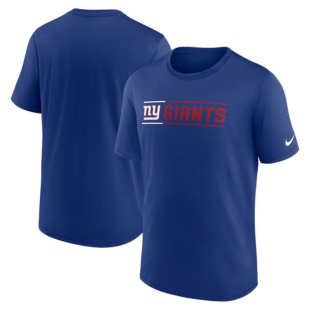 

Мужская футболка Nike Royal New York Giants Exceed Performance, цвет Gia Blue