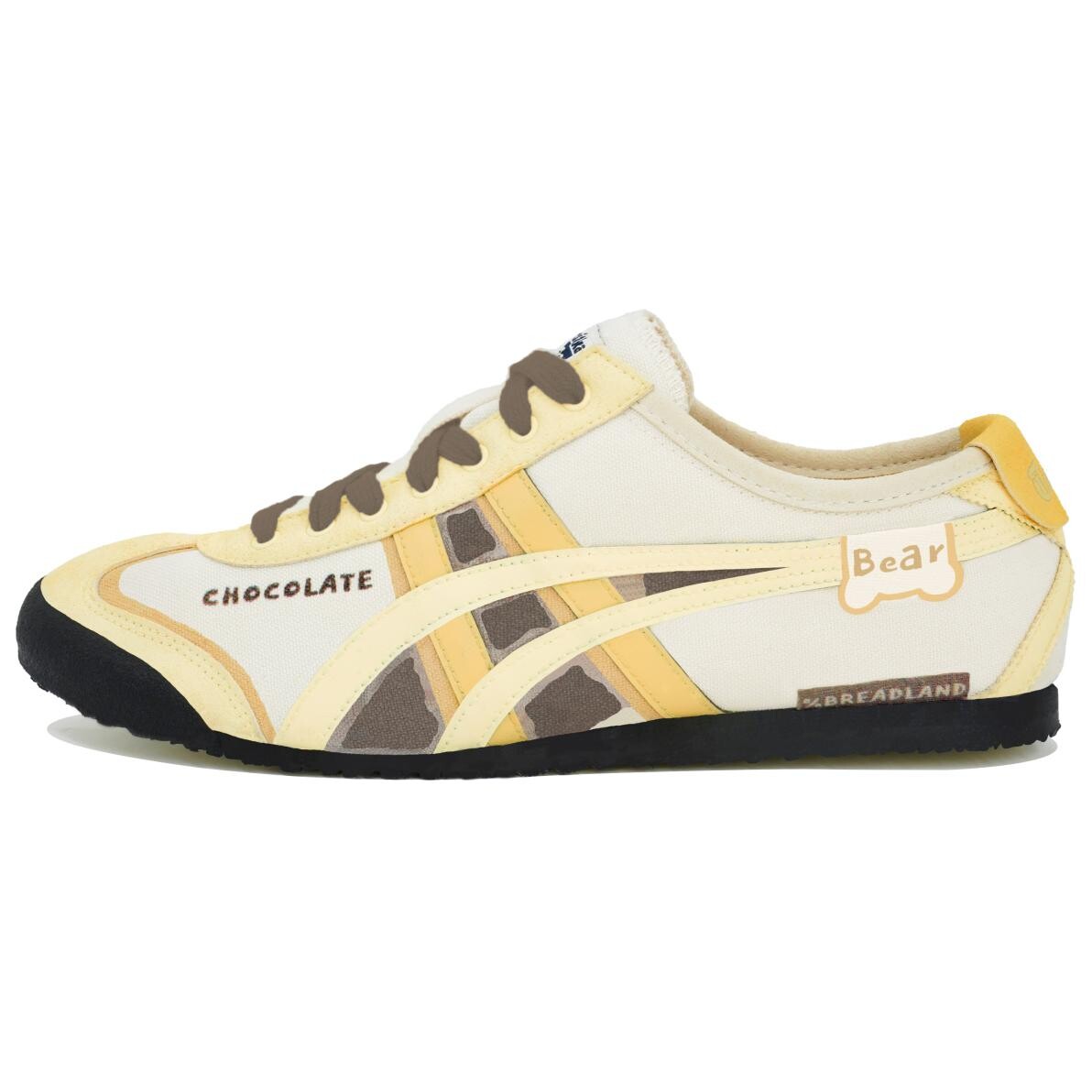 

Кроссовки Onitsuka Tiger MEXICO 66 Lifestyle Shoes Unisex Low-top Yellow-white-brown, коричневый