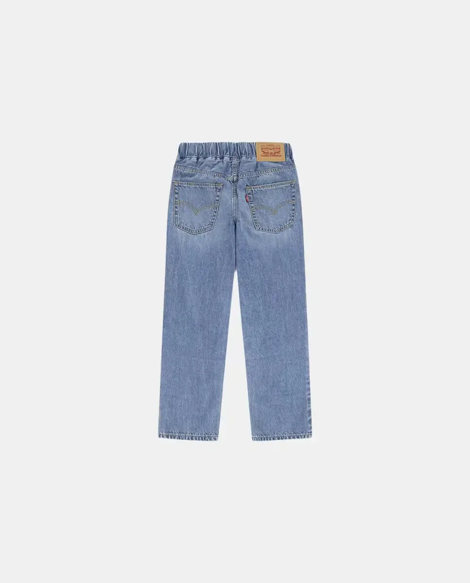 Джинсы Levi's Stay Loose с запрессовкой на тянущейся талии, синий — фото 2