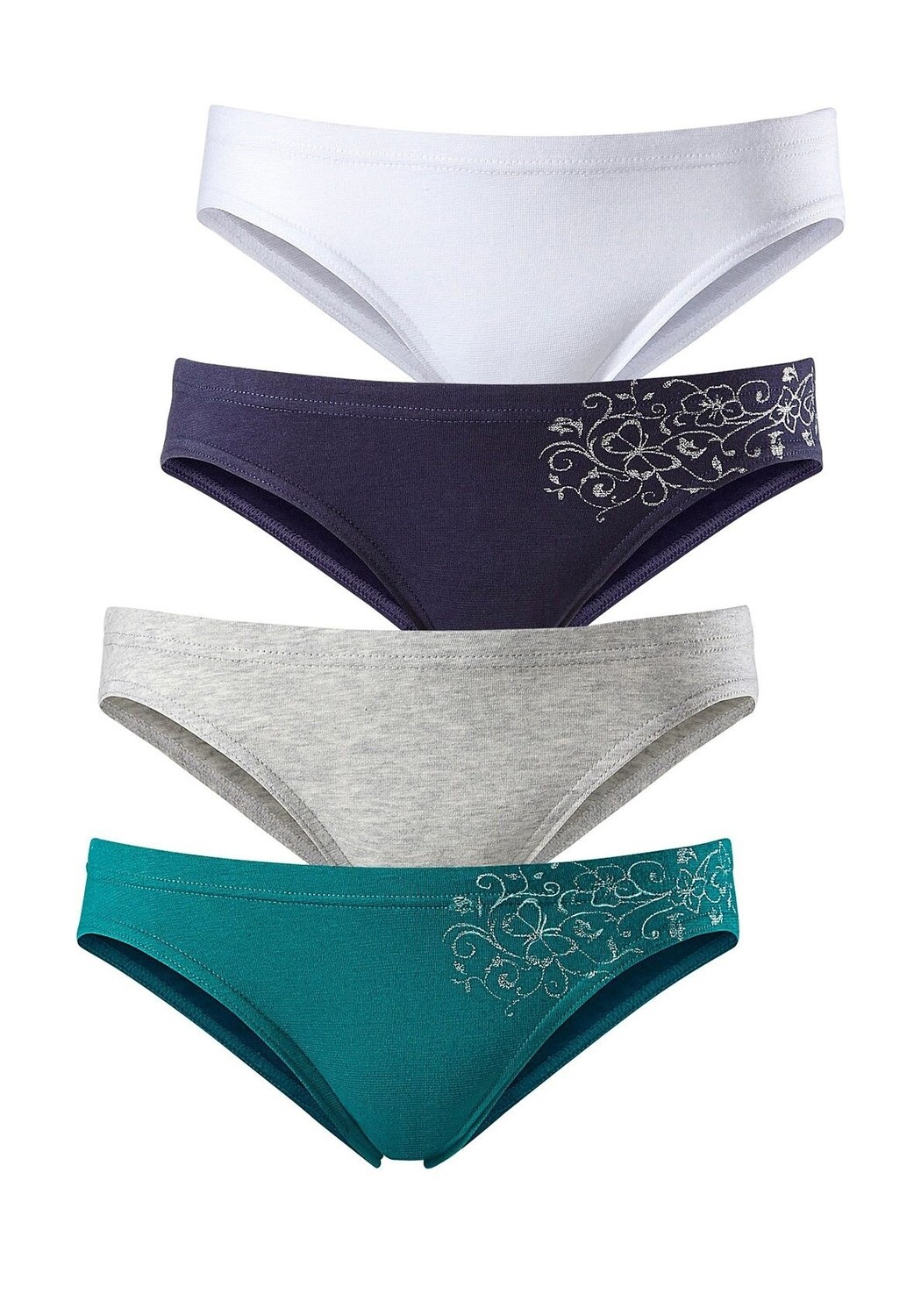 

Трусы Petite Fleur, цвет petrol, grau meliert, marine, weiß