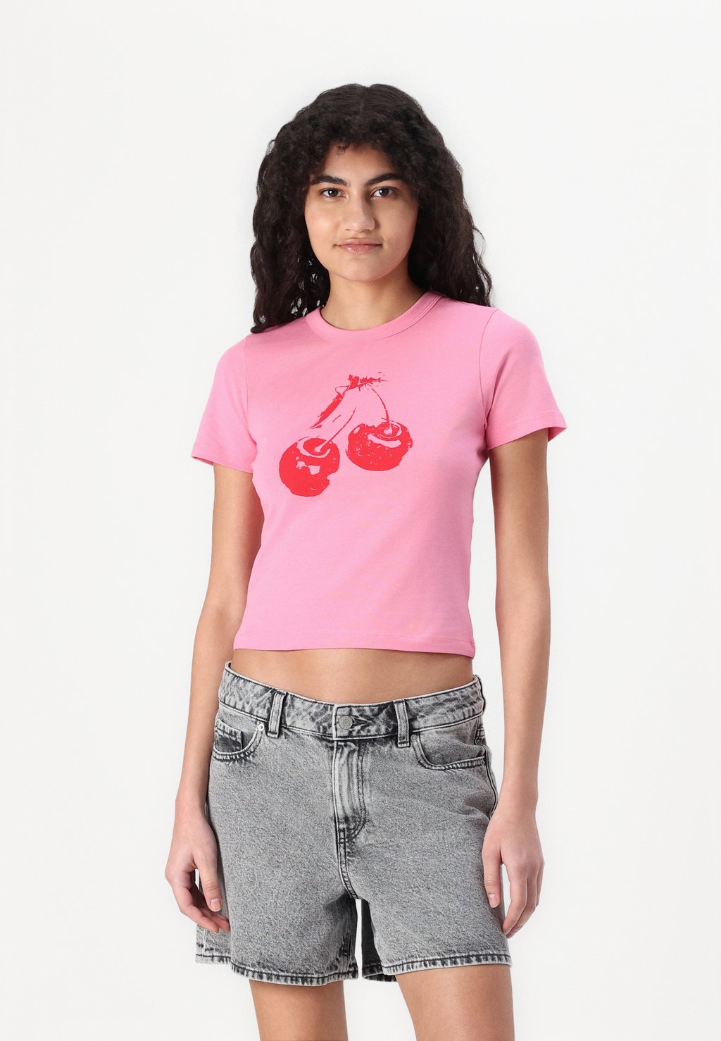 

Футболка с принтом JXGIGI BABY VALENTINE TEE JJXX, розовый