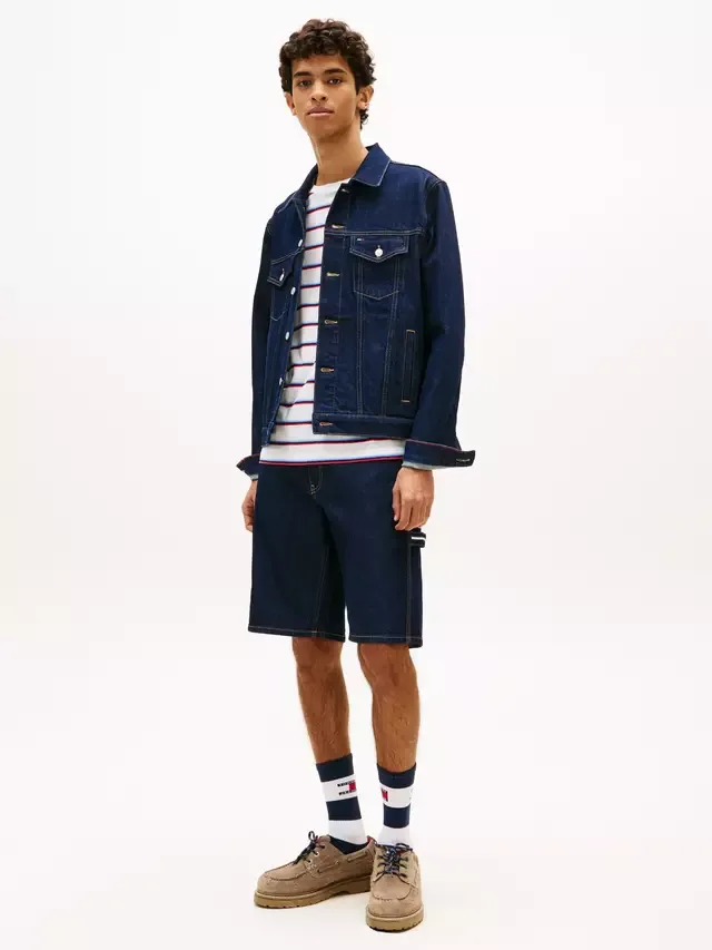 Джинсовая куртка-тракер Ryan, темно-синяя Tommy Hilfiger — фото 2