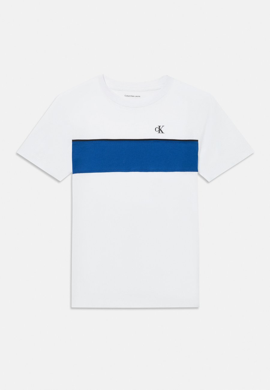 Футболка Calvin Klein Jeans PANEL COLORBLOCK UNISEX, Bright White/White
