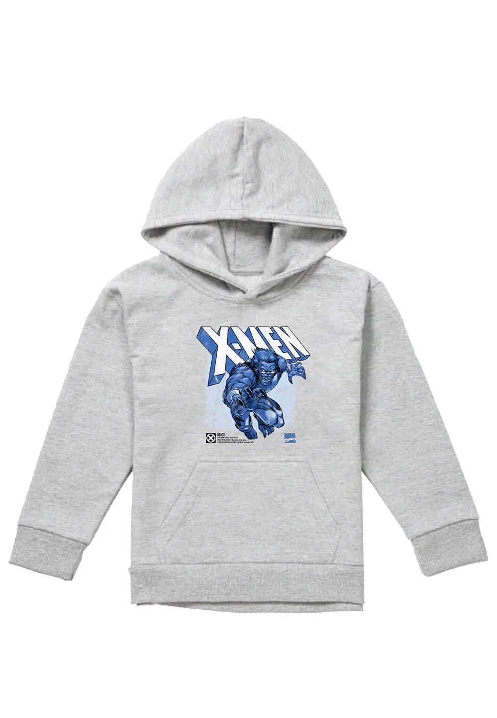 Детская худи Marvel X-Men Beast, серый