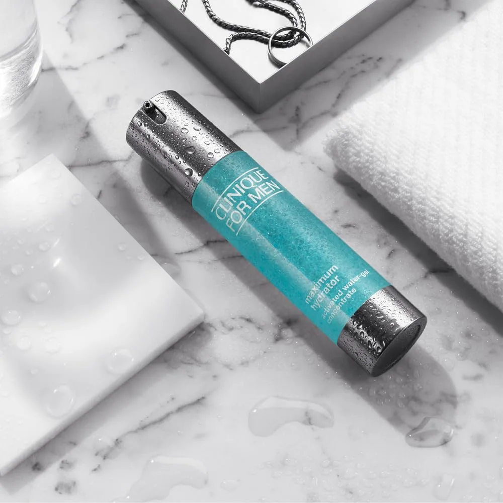 Сыворотка Clinique — For Men Maximum Hydrator Activated Water-Gel Concentrate | Легкий увлажняющий | -часовое, 47 мл — фото 3
