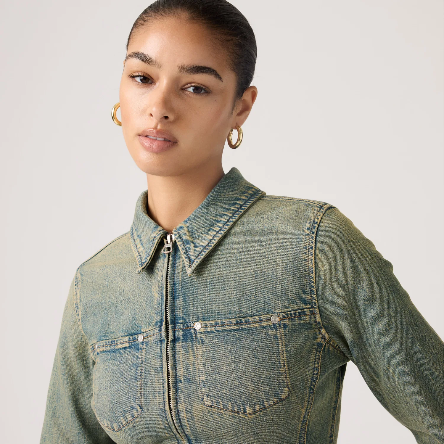 Куртка-тракер в стиле Y2k Levi's, Medium Wash — фото 4