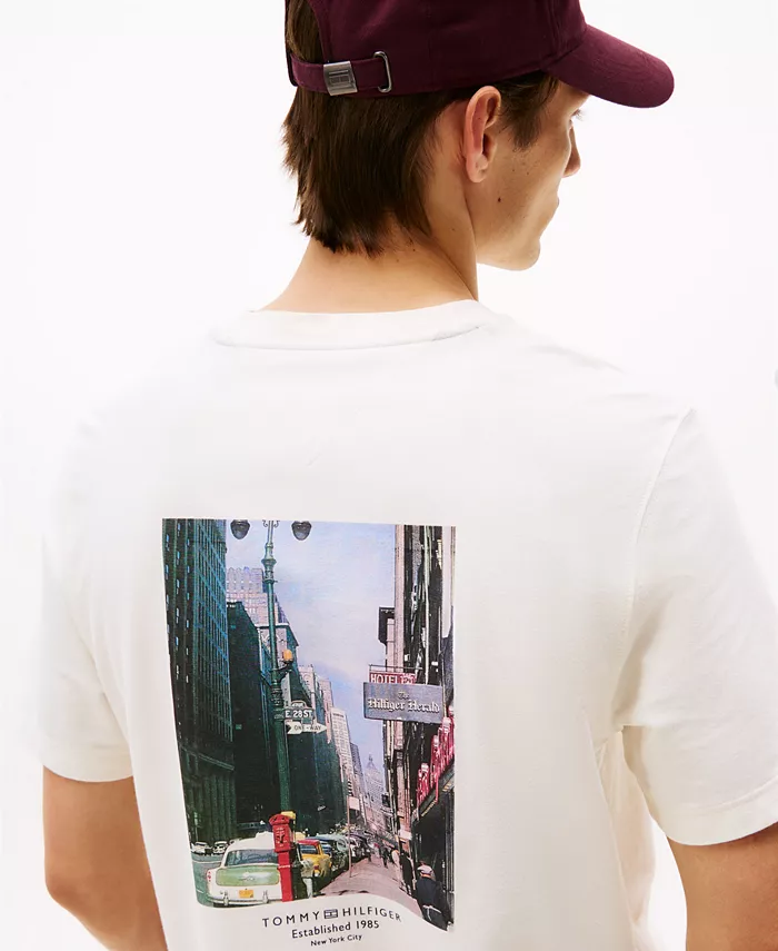

Мужская футболка с фотопринтом Tommy Hilfiger, желтый