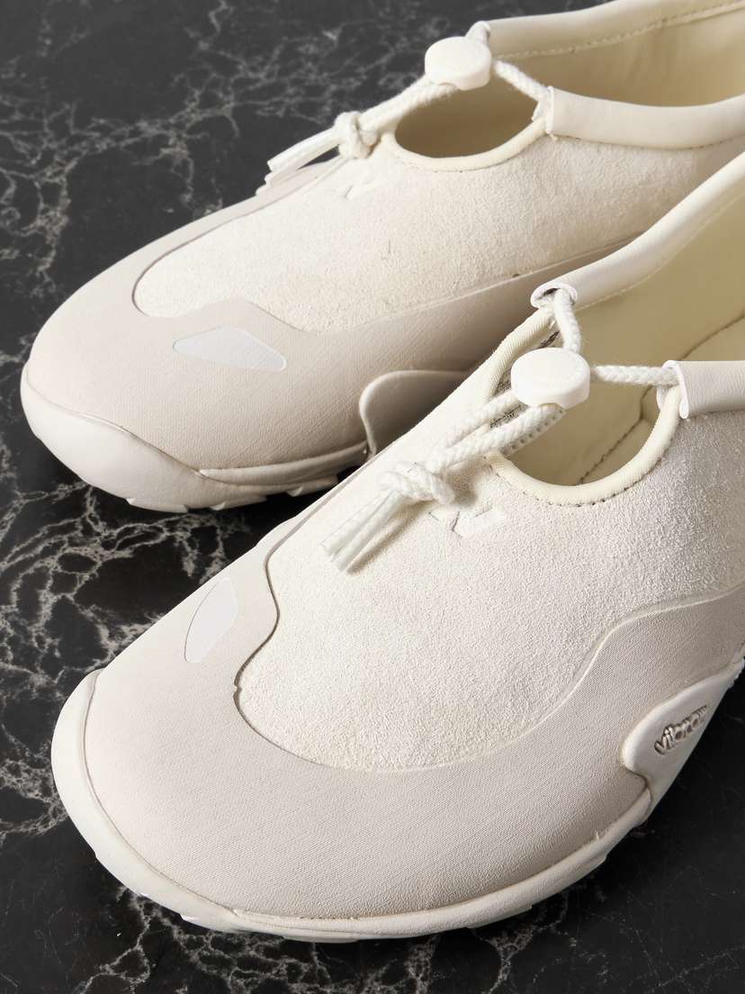Кроссовки-Слипоны Minimus из ракушки и замши от Tokyo Design Studio New Balance, бежевый — фото 4