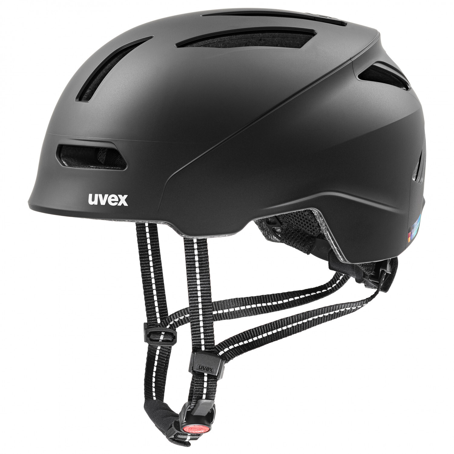 

Велосипедный шлем Uvex Urban Planet, цвет Black Matt