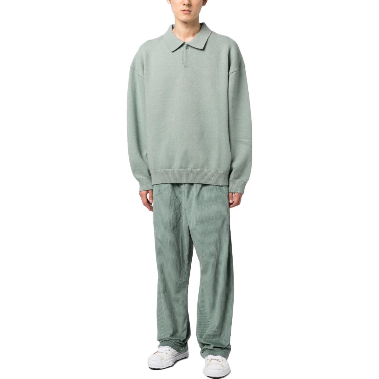 

Поло с длинными рукавами Fear Of God Essentials, цвет Sage