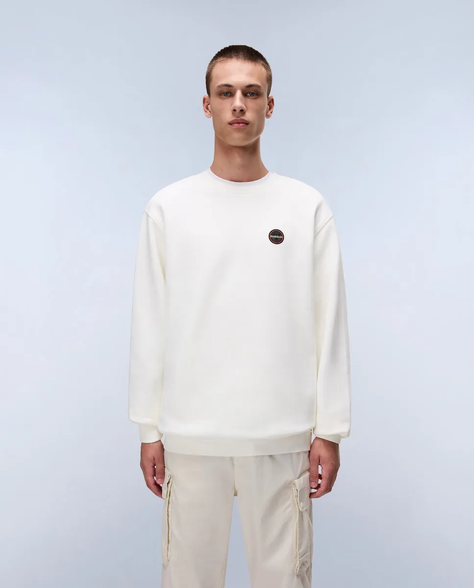 

Мужская толстовка с круглым вырезом зеленого цвета Napapijri