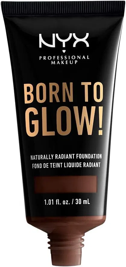 Тональное средство Nyx Professional Makeup Bone To Glow Natural Radiant Foundation 24 Color Deep Espresso — фото 2
