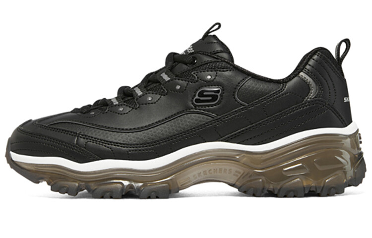 

Кроссовки женские толстые низкие черно-белые Skechers, Черный, Кроссовки женские толстые низкие черно-белые Skechers
