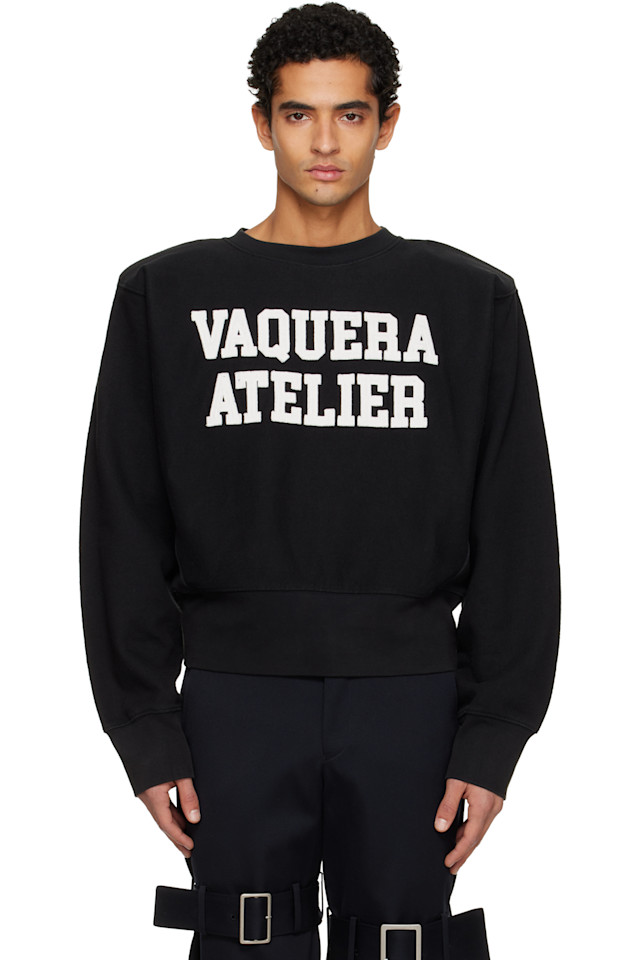 

Vaquera Черная толстовка 'vaquera atelier'