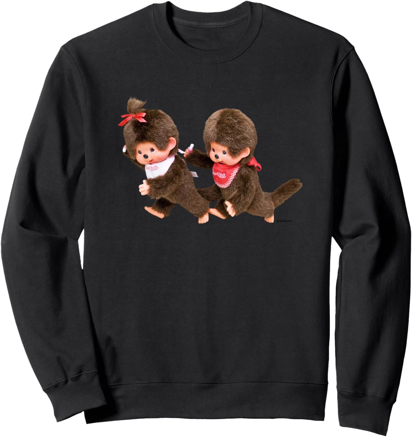 

Толстовка с графическим принтом Monchitch Monchhichi, черный