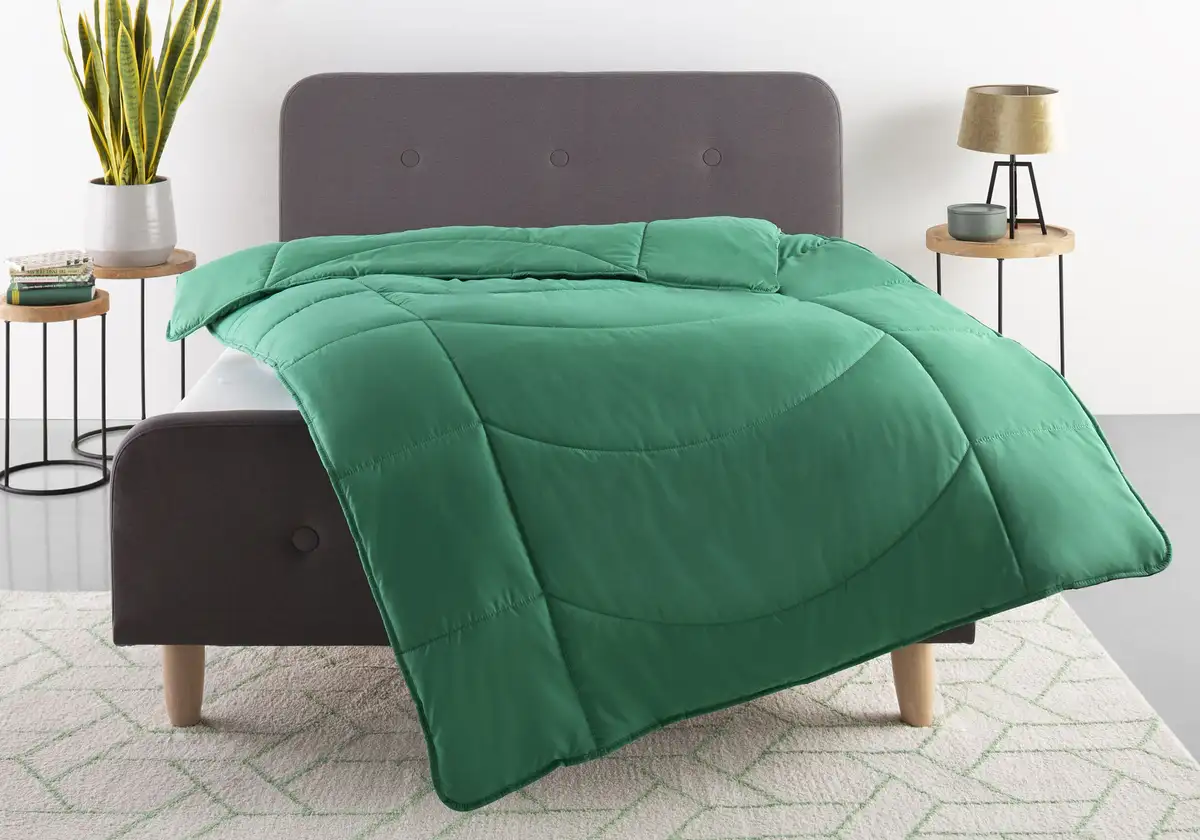

Мой дом Одеяло из микрофибры "Микролюкс My home 135х200 см, зеленый