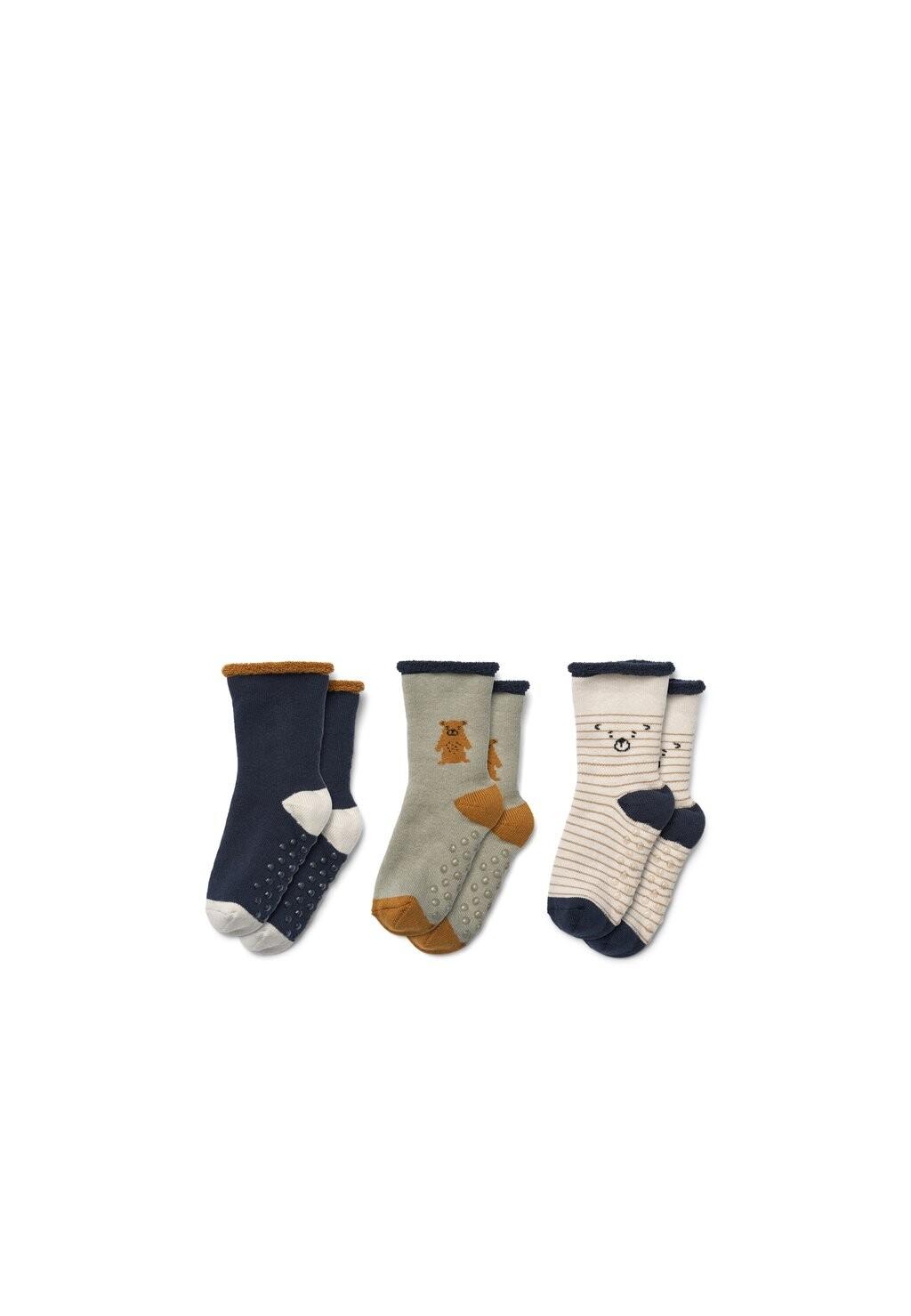 

Носки ELOY BABY UNISEX 3 PACK Liewood, синий