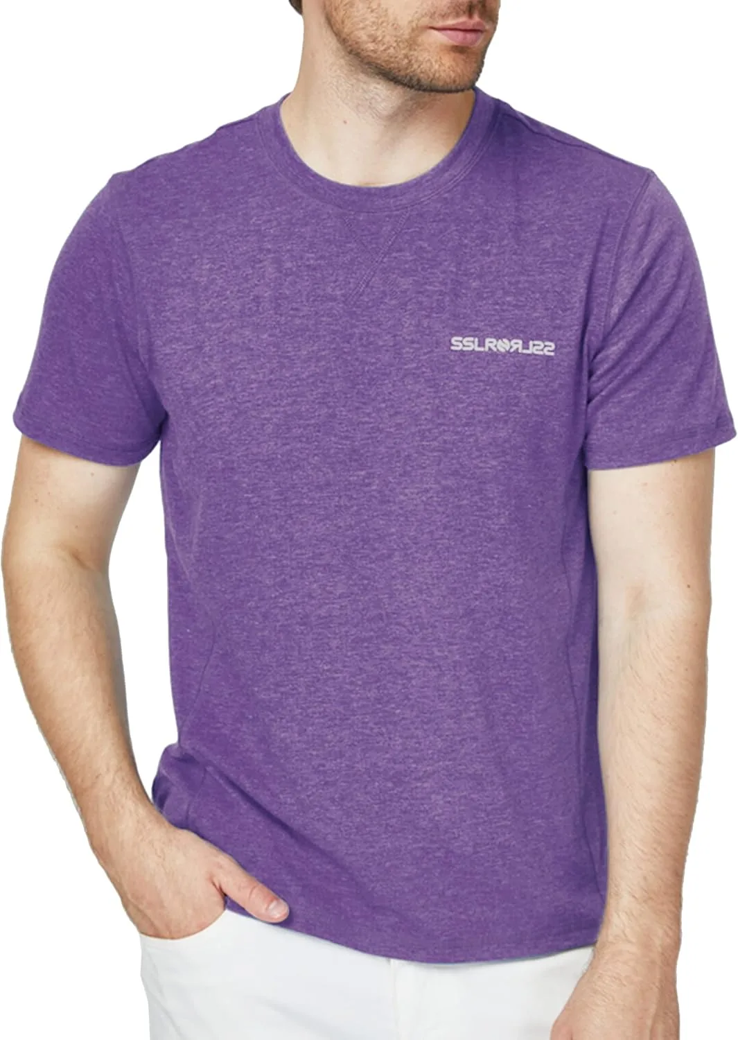 

SSLR мужская футболка с коротким рукавом летняя повседневная