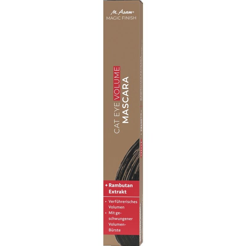 Тушь Magic Finish Cat Eye Volume Mascara насыщенного черного цвета M. Asam, 10 ml — фото 2