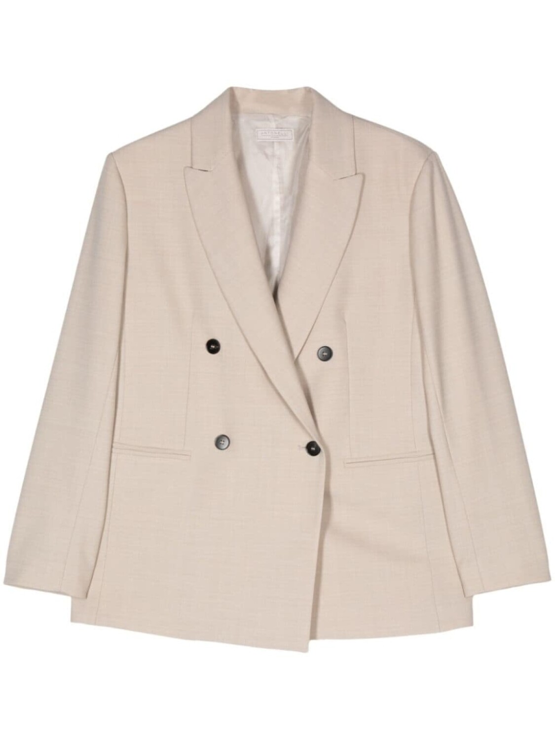 

Antonelli двубортный блейзер, нейтральный цвет