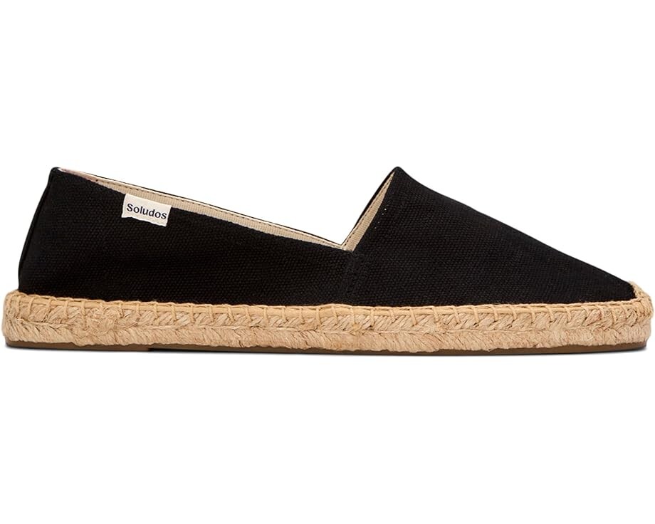 Туфли на плоской подошве Soludos Original Espadrille, цвет Noche Black — фото 4
