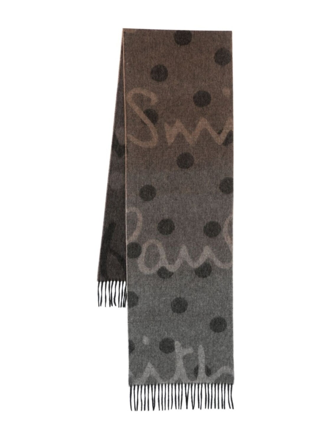

Paul Smith шарф в горошек, черный