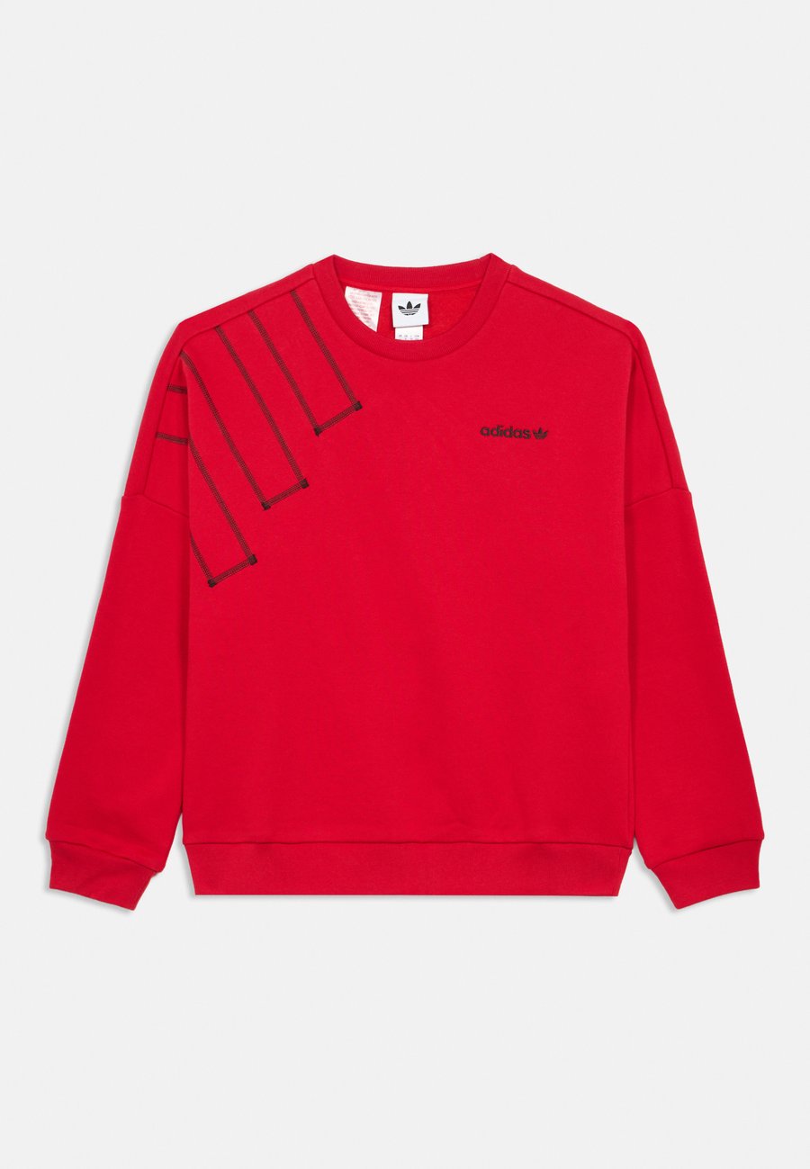 

Толстовка Adidas Originals LOOSE BLOCKED CREW JUNIOR UNISEX, Better Scarlet/Red