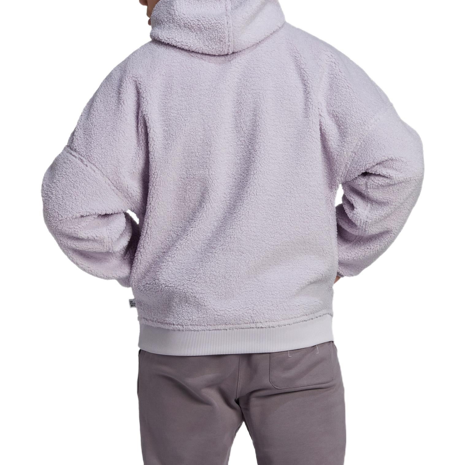 Куртка adidas New Polar Full Zip Sportswear Logo HN1946, фиолетовый — фото 3