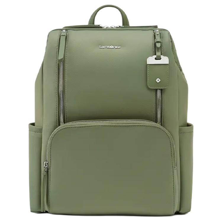 

Samsonite Тканевый рюкзак женский тёмно-зелёный