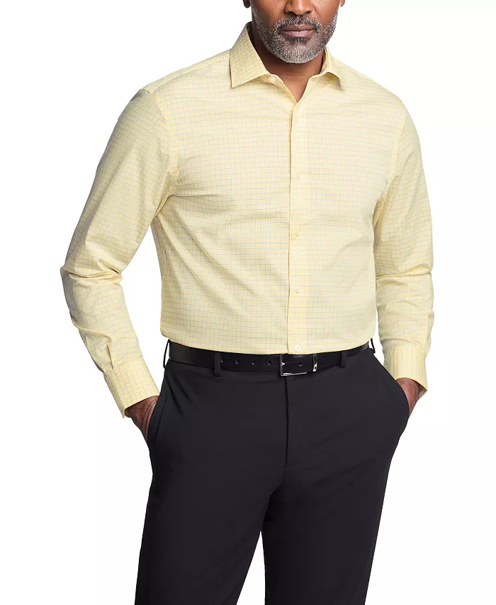 

Мужская рубашка-рубашка TH Flex Slim Fit Stretch Oxford Tommy Hilfiger, желтый