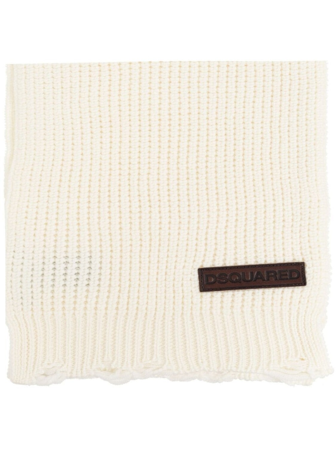 

Dsquared2 dSQUARED2 шарф из потертой шерсти, белый
