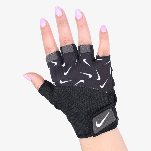 

Перчатки женские с принтом для спортзала elemental fitne Nike, черный