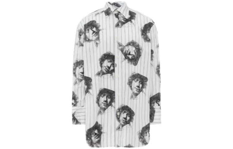 

JW Anderson Рубашка Rembrandt SS23 унисекс белая