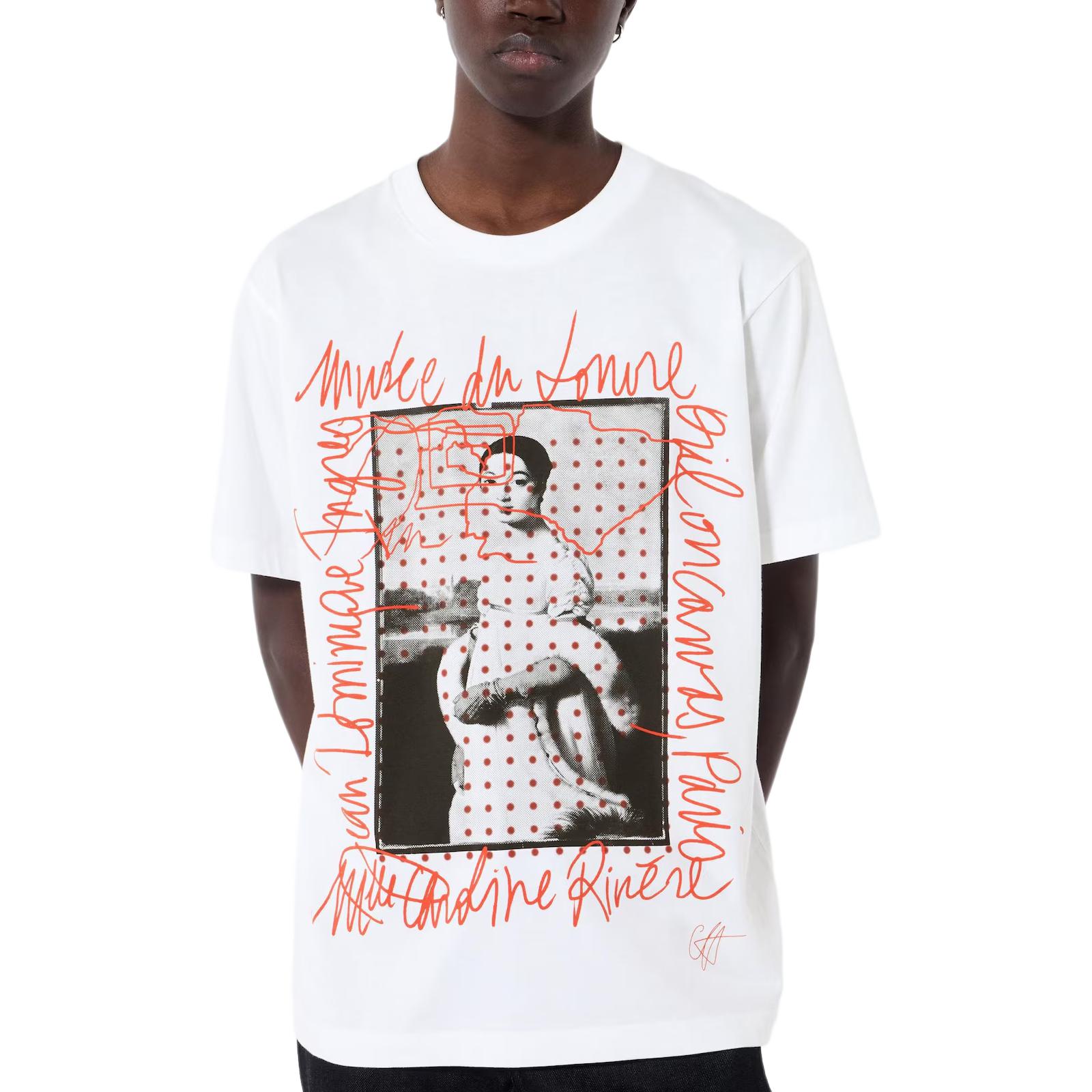 Футболка унисекс белая Louvre X Camille Henrot Collaboration UNIQLO — фото 4