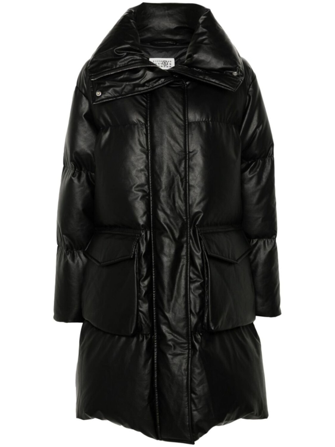 

MM6 Maison Margiela пальто Signature, черный