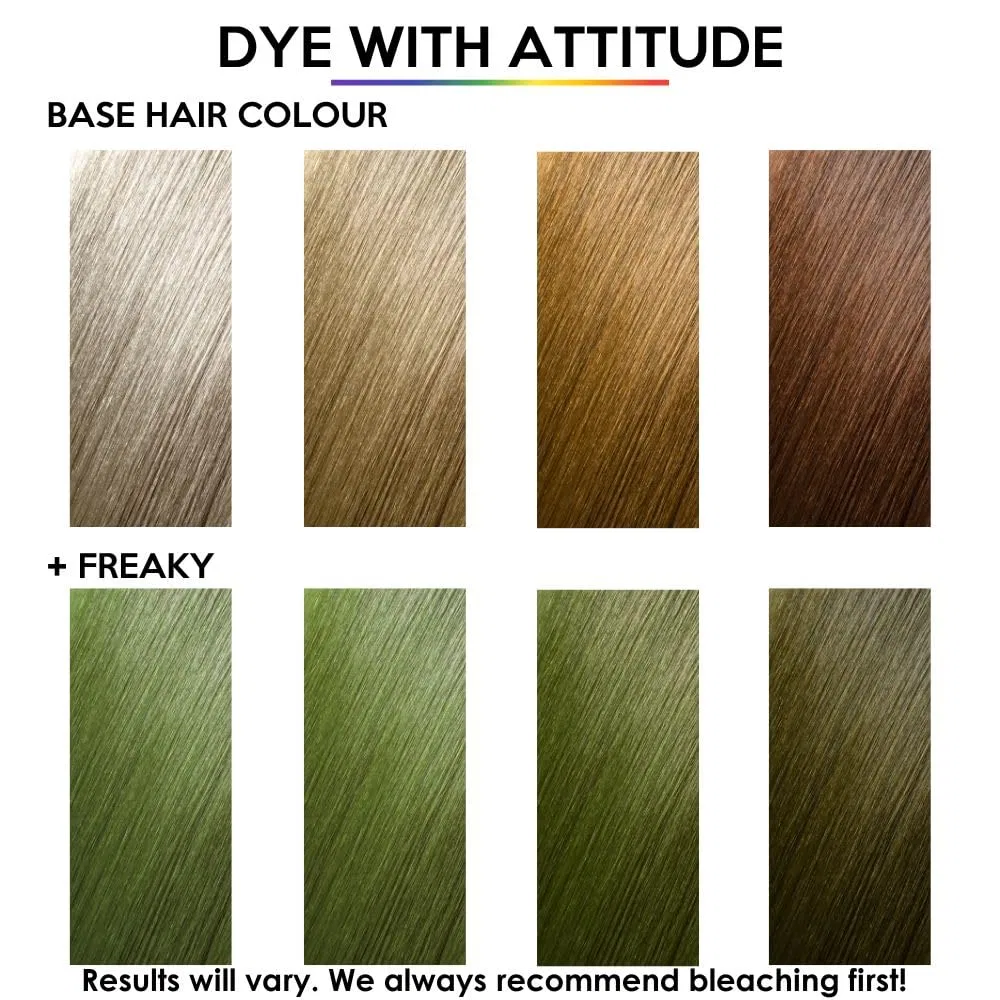 Веганская полуперманентная краска для волос «Freaky Olive» от Attitude Attitude Holland, Freaky Olive Green — фото 4