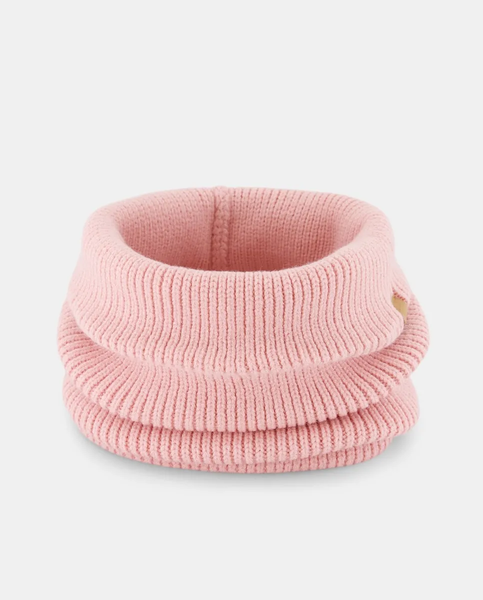 

Гладкий воротник в рубчик, подходящий для ребенка Baby El Corte Inglés, коралловый