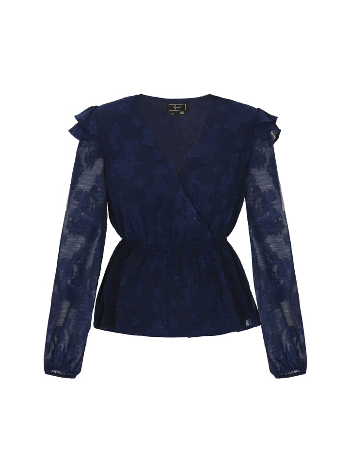 

Женская блузка темно-синего цвета faina